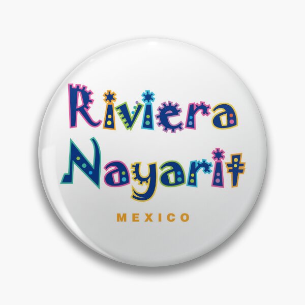 Item preview, Riviera Nayarit Mexico Tropical Typographic Design designed and sold by Futurebeachbum.
