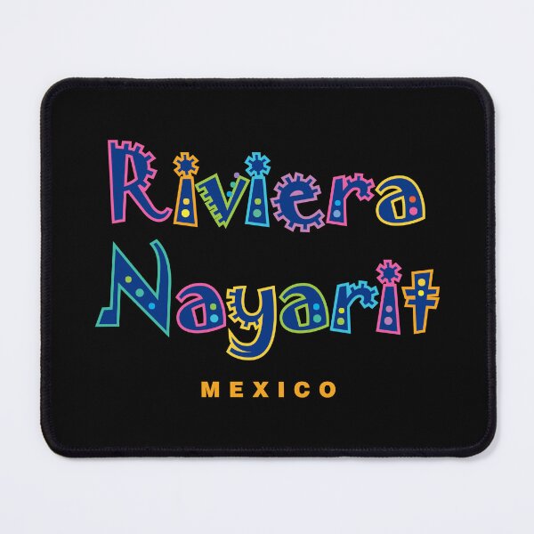 Artikelvorschau, Tropisches typografisches Design an der Riviera Nayarit in Mexiko entworfen und verkauft von Futurebeachbum.
