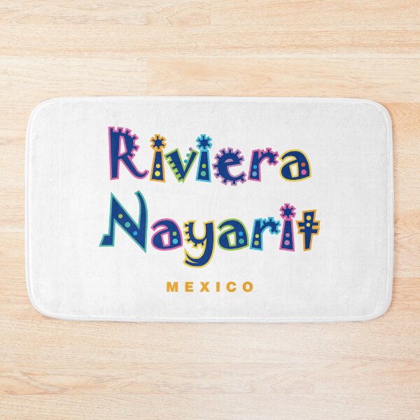 Item preview, Riviera Nayarit Mexico Tropical Typographic Design designed and sold by Futurebeachbum.