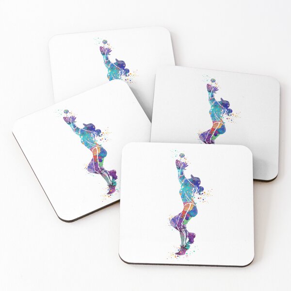 Artikelvorschau, Mädchen Baseball Fielder Spieler Aquarell Geschenk entworfen und verkauft von LotusGifts.