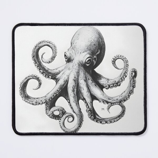 Item preview, Realistic Octopus pencil drawing designed and sold by Pencil-Art.