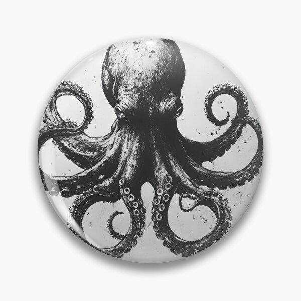 Item preview, Realistic Octopus pencil drawing designed and sold by Pencil-Art.