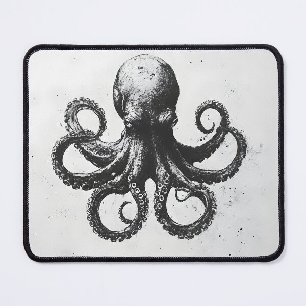 Item preview, Realistic Octopus pencil drawing designed and sold by Pencil-Art.
