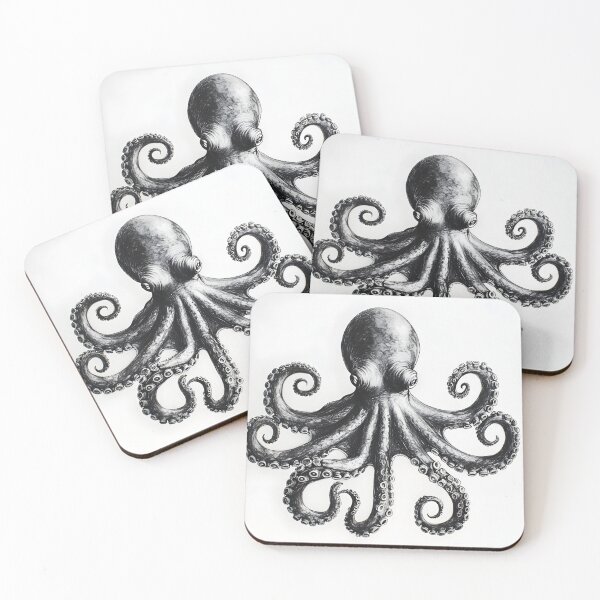 Item preview, Realistic Octopus pencil drawing designed and sold by Pencil-Art.