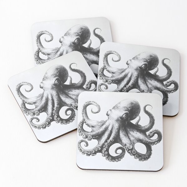 Item preview, Realistic Octopus pencil drawing designed and sold by Pencil-Art.