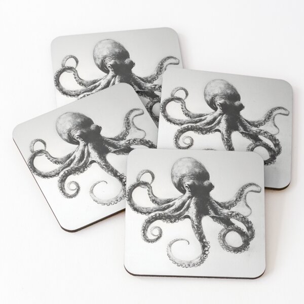 Item preview, Realistic Octopus pencil drawing designed and sold by Pencil-Art.