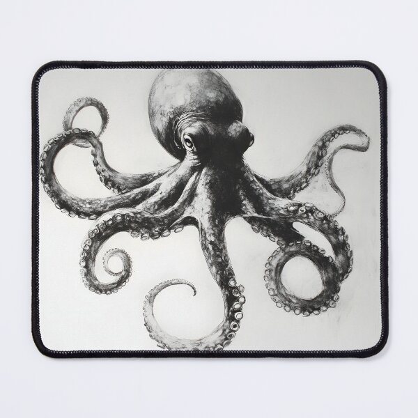 Item preview, Realistic Octopus pencil drawing designed and sold by Pencil-Art.