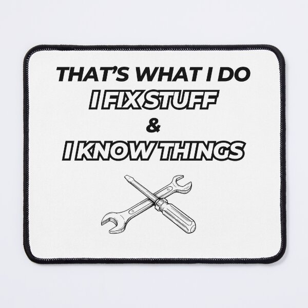 Item preview, Men's Funny I Fix Stuff T-shirt Mechanic designed and sold by AllYoursShop.