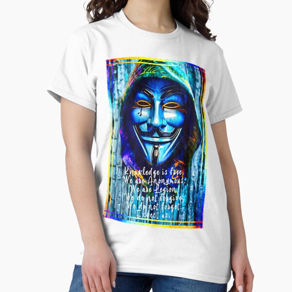 Anonymous. We are Legion. Classic T-Shirt