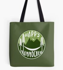 happy Hammocker - Green Night Sky Tote Bag