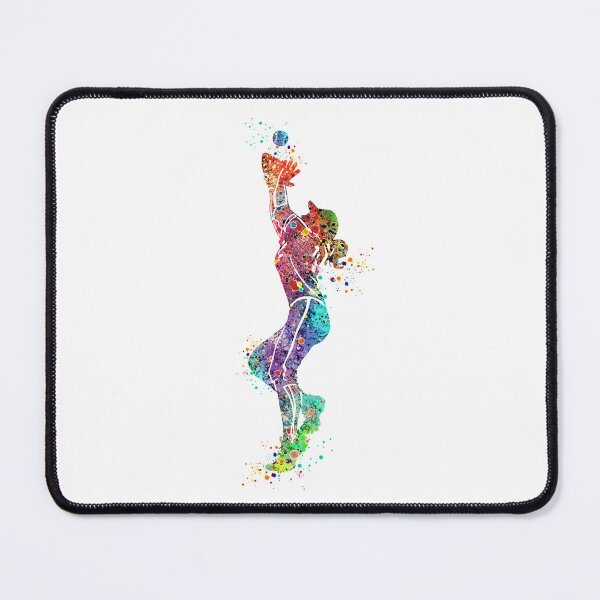 Artikelvorschau, Mädchen Baseball Fielder Softball Spieler Aquarell Sport Geschenk entworfen und verkauft von LotusGifts.
