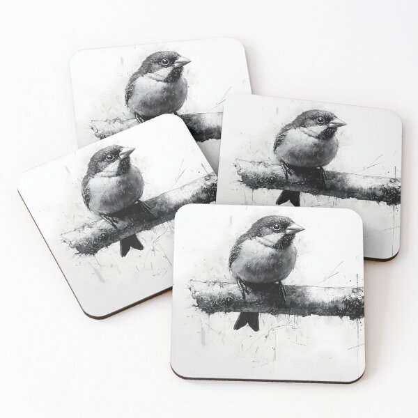 Item preview, Realistic Bird Pencil Drawing designed and sold by Pencil-Art.