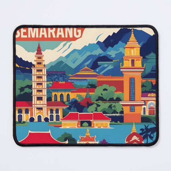 Item preview, Semarang Indonesia Vintage Travel Tourism designed and sold by TravelersGems.
