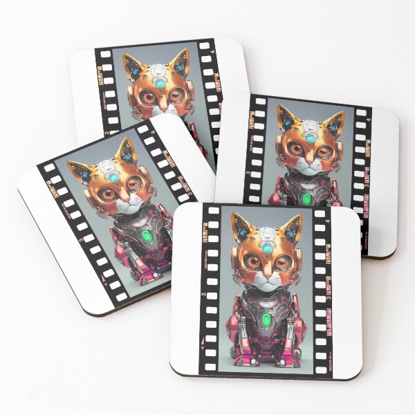 Item preview, Robot animals technology. Cat. designed and sold by Drone-tees.