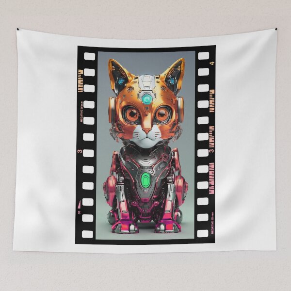 Item preview, Robot animals technology. Cat. designed and sold by Drone-tees.