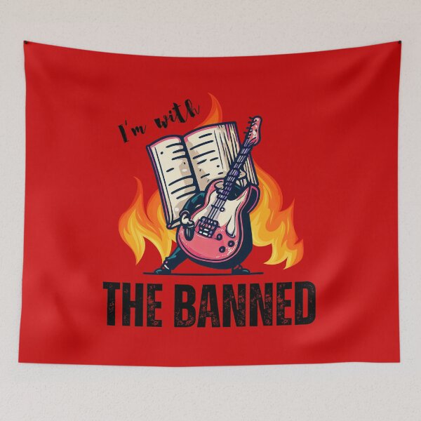 Item preview, Rocking for Free Speech - I'm With the Banned designed and sold by CrypRenaissance.