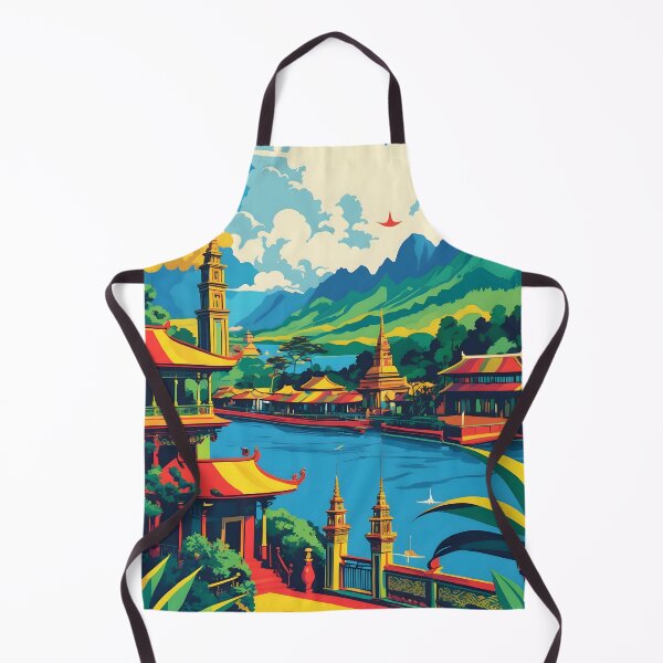 Item preview, Pontianak Indonesia Vintage Travel Tourism designed and sold by TravelersGems.