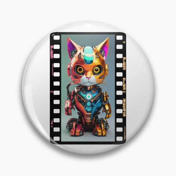 Item preview, Robot animals technology. Cat. designed and sold by Drone-tees.