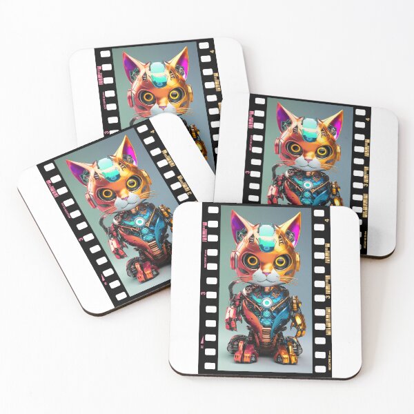 Item preview, Robot animals technology. Cat. designed and sold by Drone-tees.