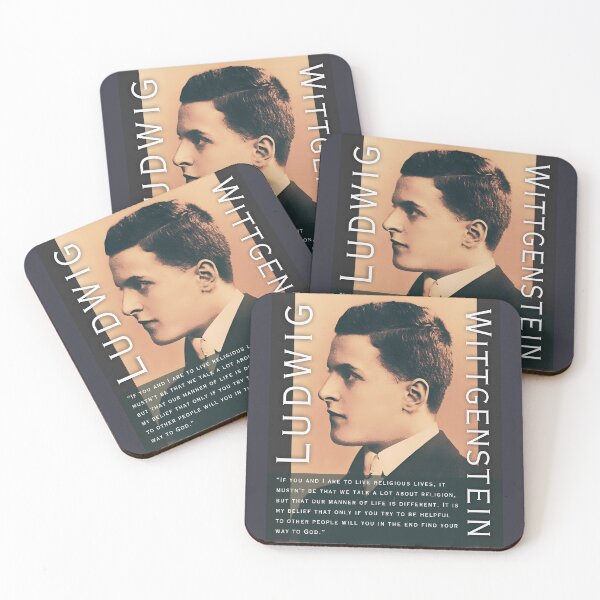 Item preview, Ludwig Wittgenstein quote: If you and I are to live religious lives, it mustn't be that we talk a lot about religion, but that our manner of life is different. designed and sold by artbleed.