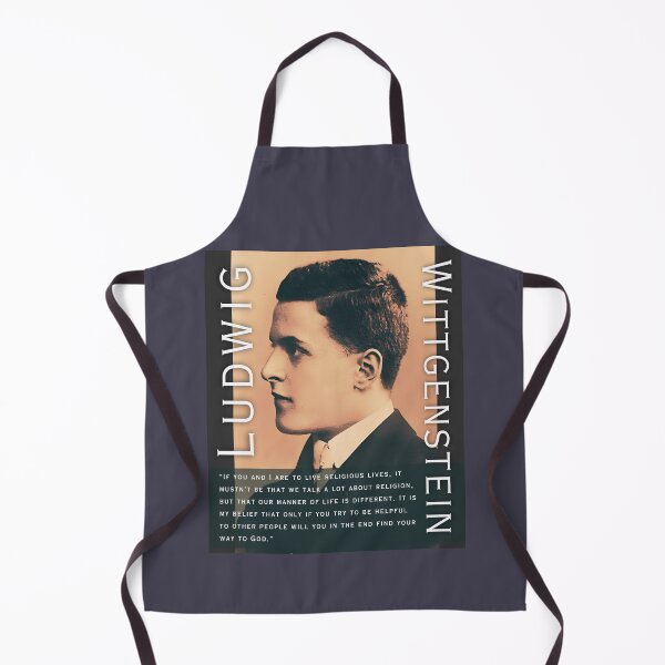 Item preview, Ludwig Wittgenstein quote: If you and I are to live religious lives, it mustn't be that we talk a lot about religion, but that our manner of life is different. designed and sold by artbleed.