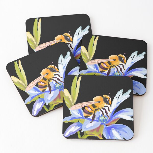 Item preview, Bees Honey Flowers Ecology designed and sold by Design_Your_Day.