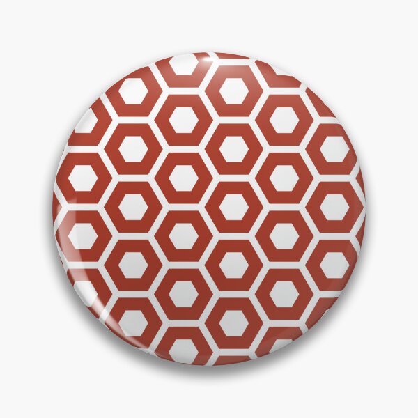 Item preview, Hexagons Carmine designed and sold by Lisetta Collection.