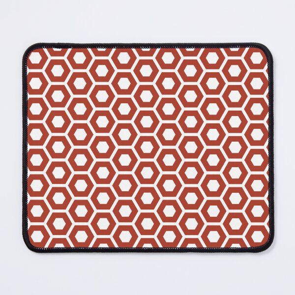 Item preview, Hexagons Carmine designed and sold by Lisetta Collection.