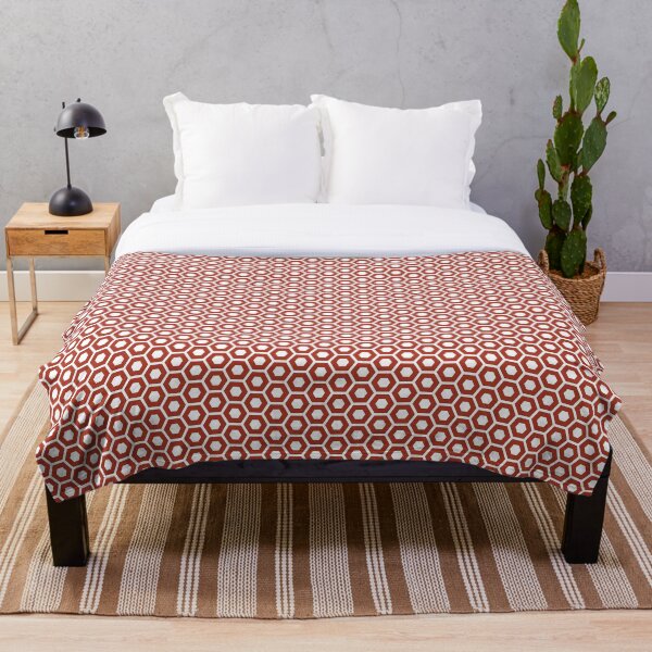 Item preview, Hexagons Carmine designed and sold by Lisetta Collection.