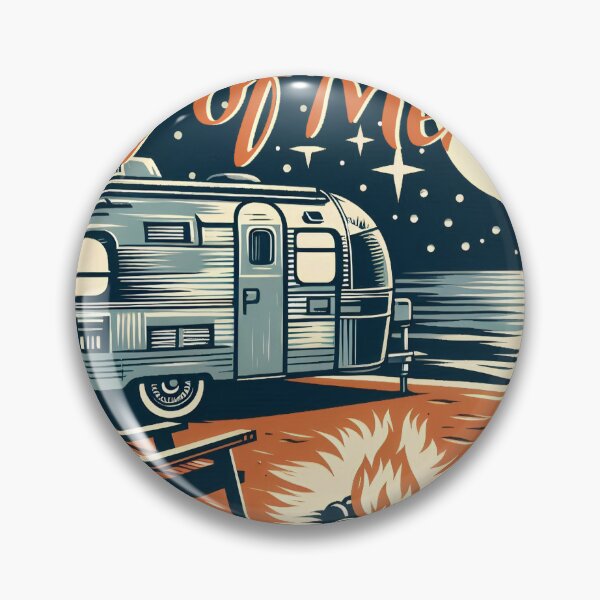 Item preview, Camping Gulf of Mexico vintage travel poster designed and sold by OSKAR-NOVAK.