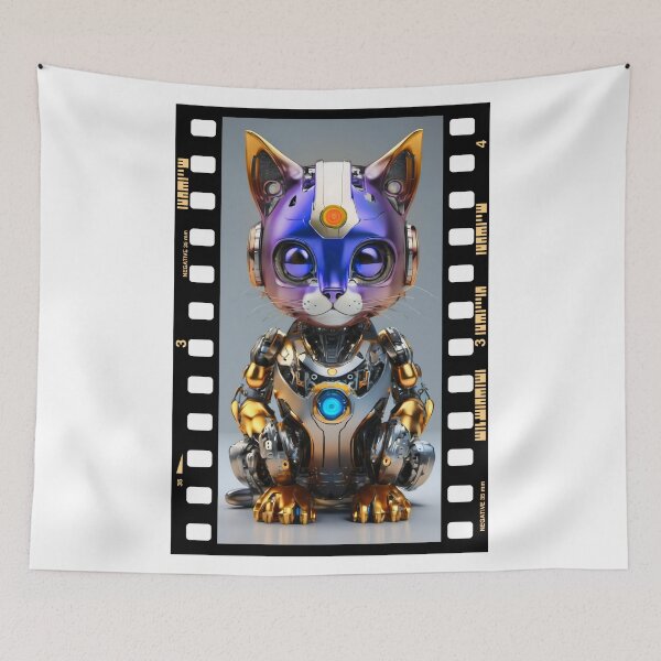 Item preview, Robot animals technology. Cat. designed and sold by Drone-tees.