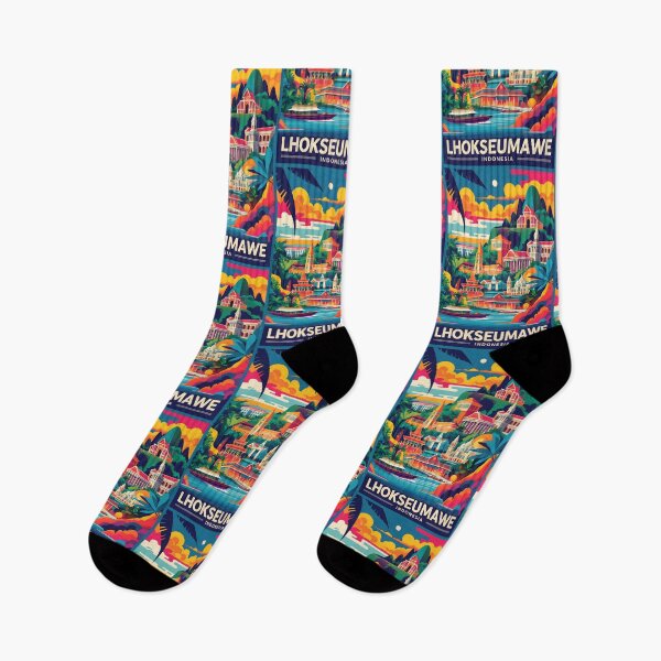 Item preview, Lhokseumawe Indonesia Vintage Travel Tourism designed and sold by TravelersGems.