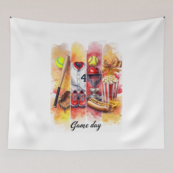 Item preview,  "Game Day Softball Coquette" – Stylish & Sporty Feminine Softball Design designed and sold by Colorful-Garden.