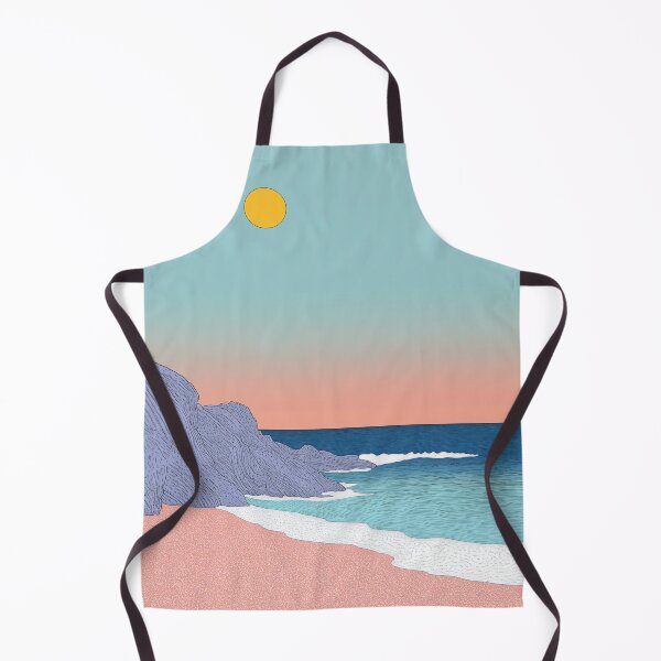 Artikelvorschau, Wandkunst bei Sonnenuntergang am Strand – Poster mit Küstenlandschaft | Meereswellen und felsige Küste entworfen und verkauft von ArtSE46.