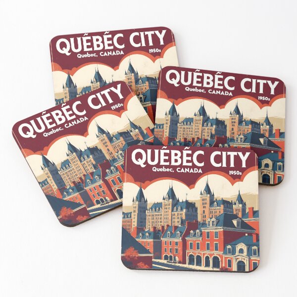 Item preview, Quebec City, Quebec Canada 1950s Vintage Travel Tourism designed and sold by TravelersGems.
