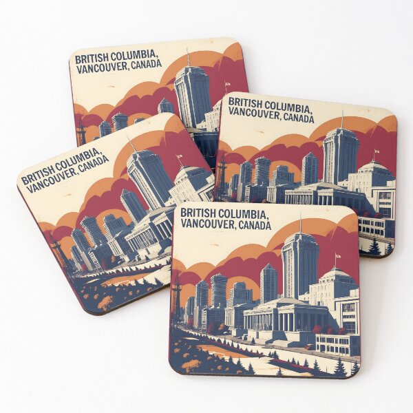 Item preview, British Columbia, Vancouver, Canada 1950s Vintage Travel Tourism designed and sold by TravelersGems.