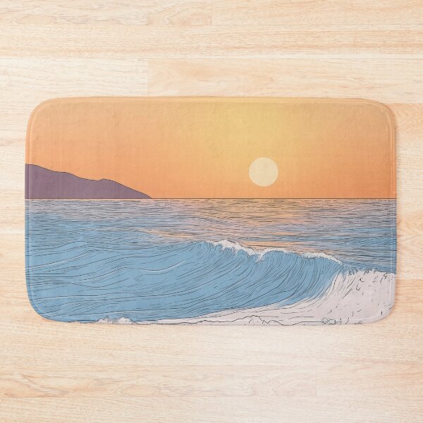 Item preview, Sun rising over ocean minimalist art designed and sold by ArtSE46.