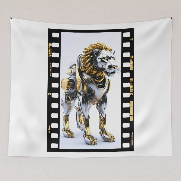 Item preview, Robot animals technology. Lion. designed and sold by Drone-tees.