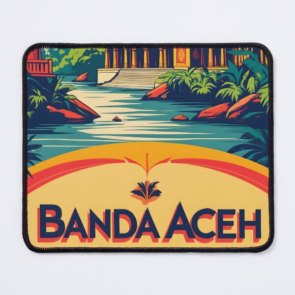 Item preview, Banda Aceh Indonesia Vintage Travel Tourism designed and sold by TravelersGems.