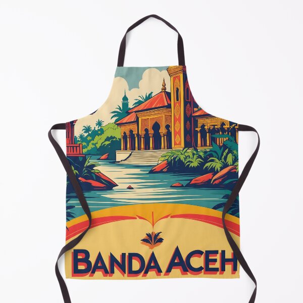 Item preview, Banda Aceh Indonesia Vintage Travel Tourism designed and sold by TravelersGems.