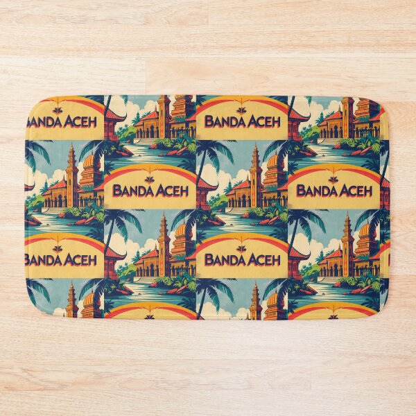 Item preview, Banda Aceh Indonesia Vintage Travel Tourism designed and sold by TravelersGems.