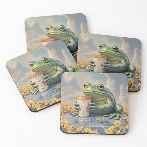 Item preview, Coffee Frog Bliss Mode designed and sold by HabitableMoons.