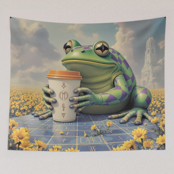 Item preview, Coffee Frog Bliss Mode designed and sold by HabitableMoons.