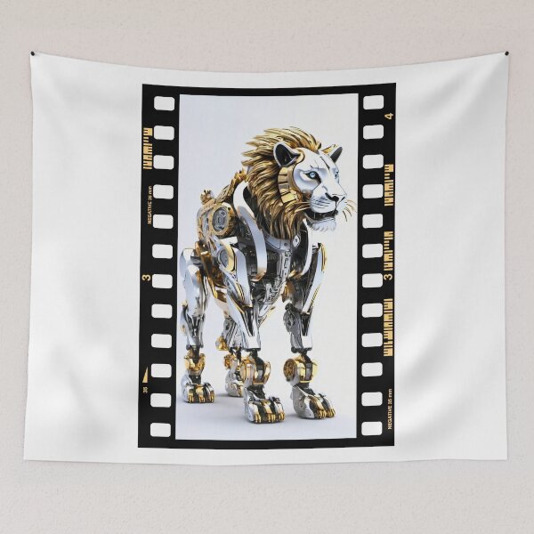 Item preview, Robot animals technology. Lion. designed and sold by Drone-tees.
