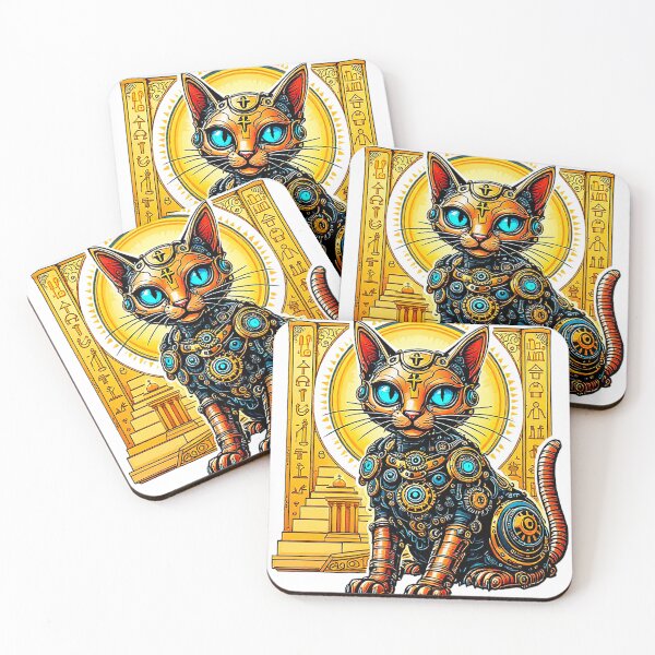 Item preview, Steampunk cat of Bastet  designed and sold by Anne-Abadie.