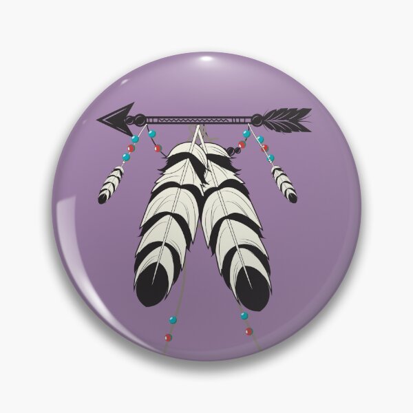 Item preview, Purple Four feathers decorated on an arrow designed and sold by Savvysioux.