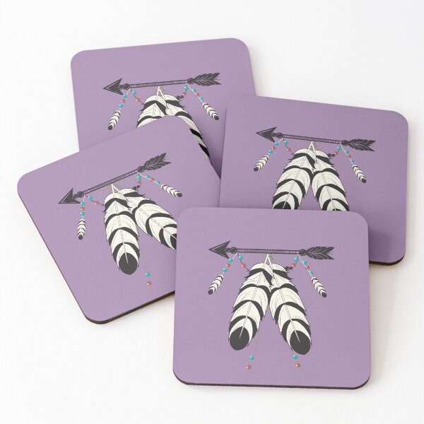 Item preview, Purple Four feathers decorated on an arrow designed and sold by Savvysioux.