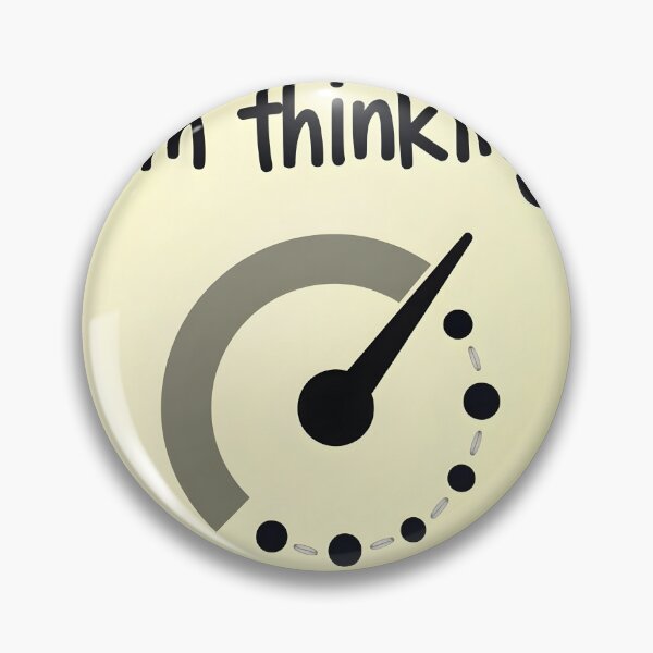 Item preview, I'm Thinking Sticker designed and sold by JossDesign15.