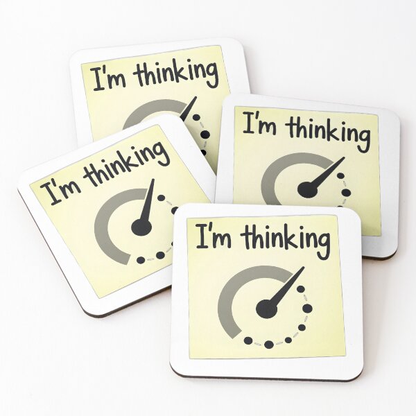 Item preview, I'm Thinking Sticker designed and sold by JossDesign15.