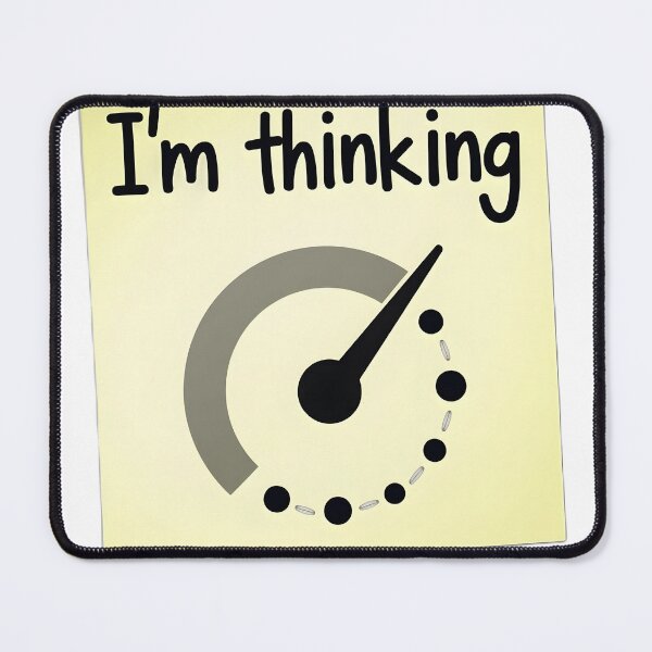 Item preview, I'm Thinking Sticker designed and sold by JossDesign15.